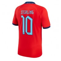 Dres Engleska Raheem Sterling #10 Gostujuci SP 2022 Kratak Rukav